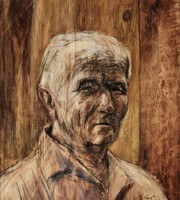 Ezüst György (1935-2017): Férfiportré