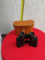 Zenith, 8x30 Japanese binoculars, binoculars in leather case.