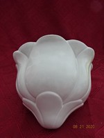 Fehér porcelán fali virágcserép.Magassága 17 cm.