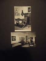 SÜMEG,  Kisfaludy ház, 2 db képeslap, fotó