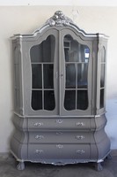 Old baroque showcase, renovated in vintage style