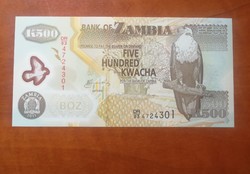 Zambia 500 Kwacha UNC 2011