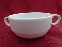LILIEN porcelán Ausztria, fehér leveses csésze, átmérője 10,5 cm.