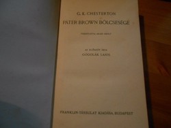 G. K. Chesterton: Páter Brown bölcsessége