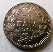 Ezüst  50 Para 1915