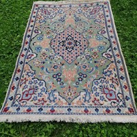 Kézi csomózású Iráni Nain selyemkonturos szőnyeg.Alkudható!