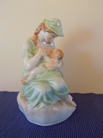 Herendi porcelán  - Szoptatós anya gyermekével