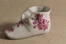 Herendi apponyi mintás porcelán cipő 959