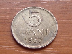 ROMÁNIA 5 BANI 1957 #
