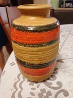 Német keramia váza, 20 cm magas