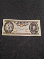 50 forint 1983.11.10. alig észrevehető töréssel középen