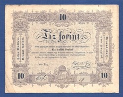 10 Forint 1848 Kossuth Hibás szöveg                                                     k 10323