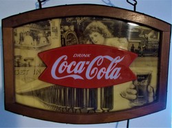 Vintage Coca Cola világító reklámtábla