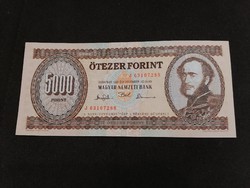 Hajtatlan aUNC- 5000 Forint 1993 J
