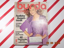 Burda - magazin retro divatlap újság - 1980. november 11. szám
