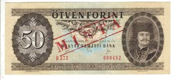 50 forint 1989 MINTA UNC