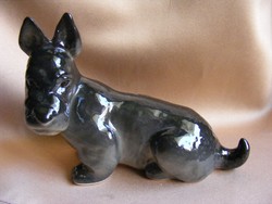 Skót terrier - Lomonosov porcelán kutya