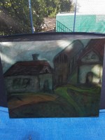 Czóbel: ház a falu szélén festmény!