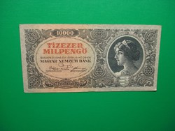 10000 milpengő 1946 dupla sortávolság!