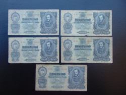 5 darab 20 pengő 1930 LOT ! 