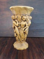 Alakos váza/szüret jelenettel / Figural vase with Grape harvest scene