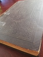 1912-es Károli biblia ónémet nyomott mintás borítóval