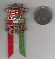 Peking 2008 Olimpia Címeres magyar kitűző