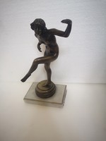 Antik art deco bronz osztrák táncosnő Lorenzl? 