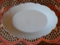 Zsolnay antik gyöngyös, húsos / sültes / pecsenyés tál
