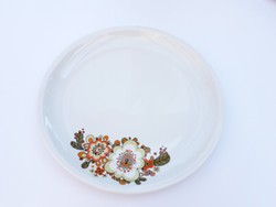 Alföldi retro porcelán nagytálaló - Bella 207 Icu mintával - kínáló, tálaló tányér