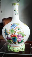 23cm magas Ó Herendi áttört talpú gyönyörű ritka váza 