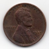 Amerikai Egyesült Államok 1 USA cent, 1924