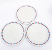 Alföldi retro porcelán tányérok - 3 db lapos tányér - Bella menzaminta