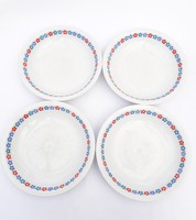 Alföldi retro porcelán mélytányérok - 4 db leveses tányér - Bella menzaminta
