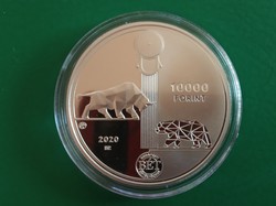 30 éves az új Budapesti Értéktőzsde (BÉT) 10000 ft ezüst érme 2020