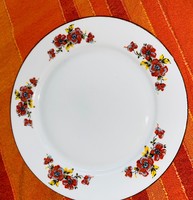 Alföldi Pipacsos virágos szegélyes Porcelán tányér készlet 