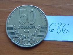 COSTA RICA 50 COLONES 1997 # 686