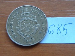 COSTA RICA 25 COLONES 1995 # 685