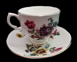 Gyönyörű szecessziós angol porcelán teás,hosszú kávés szett