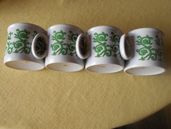 4 pcs zsolnay mug