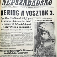 1962 8 12 / Kering a vostok 3. / Népszabadság / no.: 17279