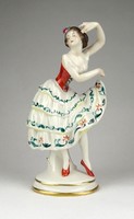 1B812 Régi Volkstedter porcelán balerina 17.5 cm