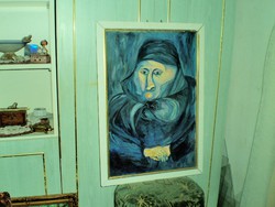 Gulácsy Lajos szignóval"portré"