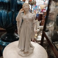 Herendi figurális porcelán" Ofélia ".Kézzel festett. Antik. F-24