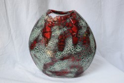 Iparművészeti kézműves Retro design kerámia váza