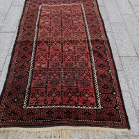 Kézi csomózású Afgán Balouch antik nomád  szőnyeg.Alkudható!