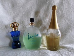 Parfümös üvegek Edt parfüm tartalommal