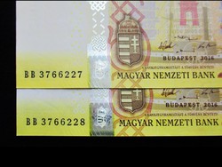 UNC - 5000 FORINTOSOK - SZÁMKÖVEŐ PÁRBAN