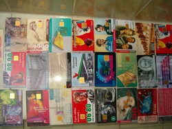 80 drab régi magyar telefonkártya  1 forintról kiárusítás gyüjtvményem elfekvő készlet