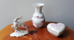 Zsolnay, Royal Dux, német és magyar kézműipari porcelán csecse becse csomag